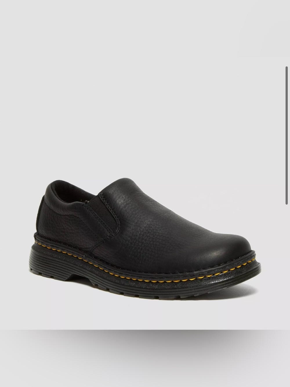 Dr. Martens Airway Boyle Men’s Grizzly Leather Slip On Softwair Shoes Size 11